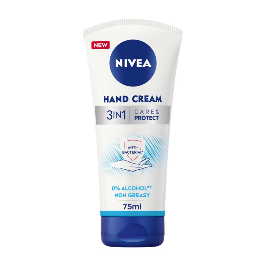 Nivea 3in1 Care &amp;amp; Protect Anti-bacterial Hand Cream