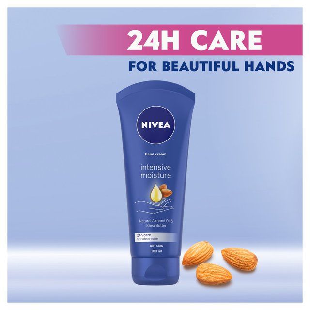 NIVEA Almond Oil &amp;amp; Shea Butter Intensive Hand Cream for Dry Skin   100ml