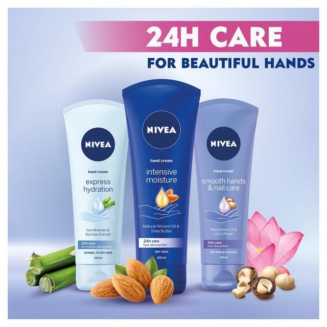 NIVEA Almond Oil &amp;amp; Shea Butter Intensive Hand Cream for Dry Skin   100ml