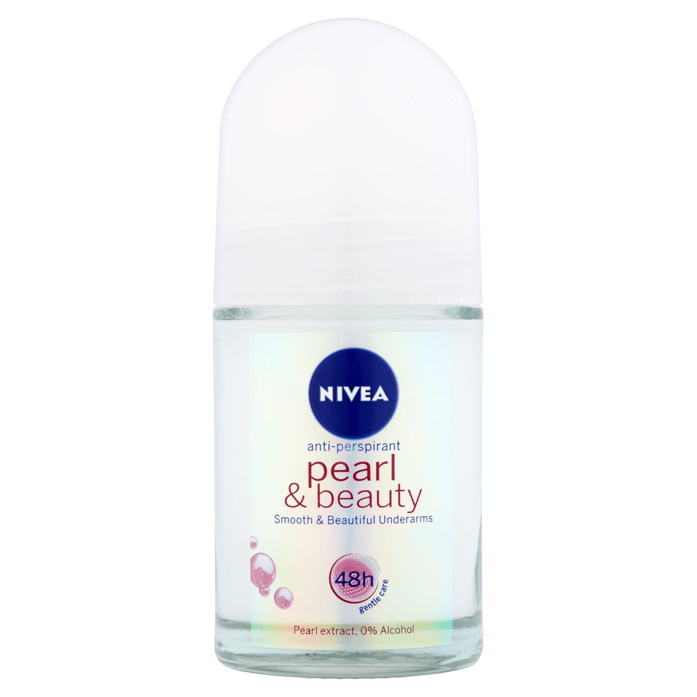 Nivea Anti-Perspirant Deodorant Roll-On Pearl &amp;amp; Beauty 48 Hours Deo 25ml