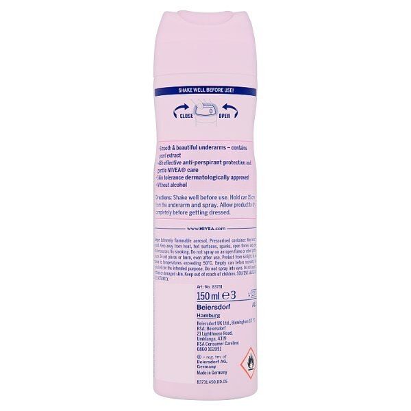 NIVEA Anti-Perspirant Deodorant Spray Pearl &amp;amp; Beauty 150ml