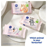 NIVEA Biodegradable 3 in 1 Micellair Micellar Cleansing Face Wipes   25 per pack