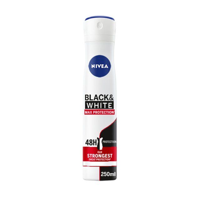 NIVEA Black &amp;amp; White Max Protect Anti-Perspirant Deodorant Spray   200ml