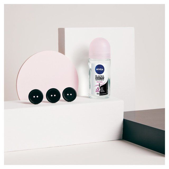 NIVEA Black &amp;amp; White Original Anti-Perspirant Deodorant Roll-On   50ml