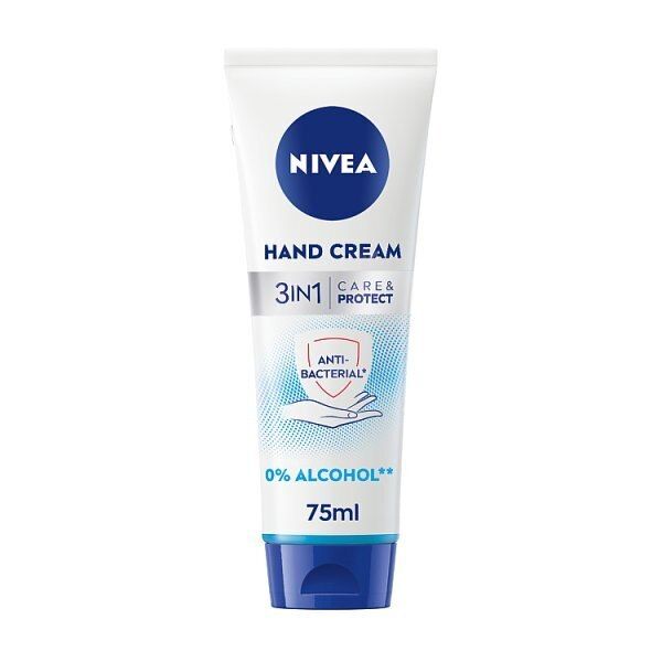 NIVEA Care &amp;amp; Protect 3 in 1 Anti-Bacterial Hand Cream 75ml