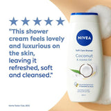NIVEA Coconut &amp;amp; Jojoba Oil Shower Cream   250ml