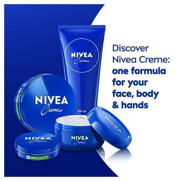 NIVEA Cr&amp;egrave;me Moisturiser for Face Hands and Body 75ml Tin