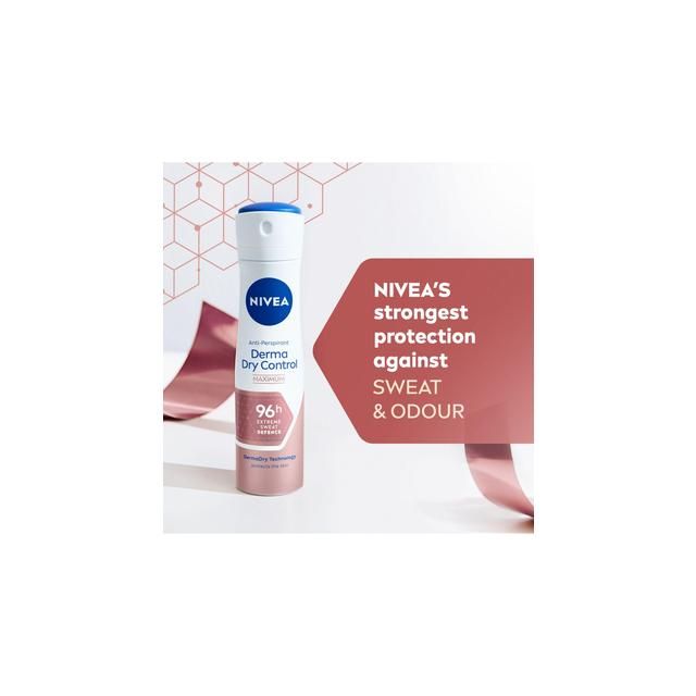 NIVEA Derma Control Maximum Protection Anti-Perspirant Deodorant Spray   200ml