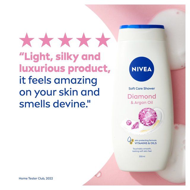 NIVEA Diamond &amp;amp; Argan Oil Shower Cream   250ml
