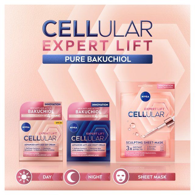 NIVEA Hyaluron Cellular Elasticity Filler Anti Wrinkle Night Cream   50ml