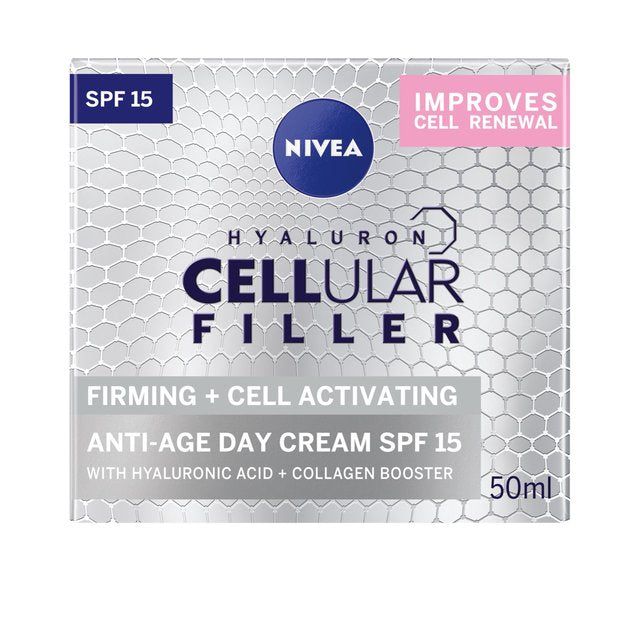 NIVEA Hyaluron Cellular Filler Anti-Age Day Cream SPF15   50ml