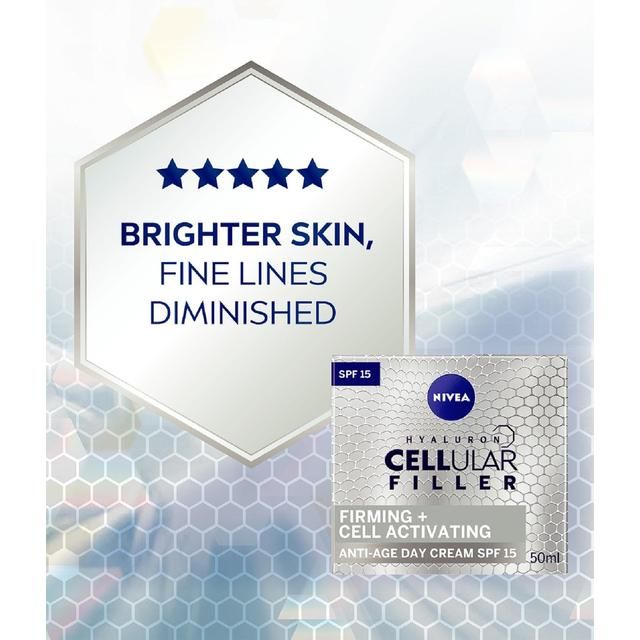 NIVEA Hyaluron Cellular Filler Anti-Age Day Cream SPF15   50ml
