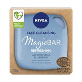 NIVEA Magic Bar Refreshing Almond Oil and Blueberry Face Cleansing Bar    75g