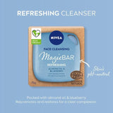 NIVEA Magic Bar Refreshing Almond Oil and Blueberry Face Cleansing Bar    75g