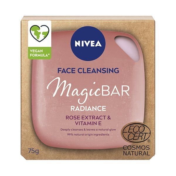 Nivea Magicbar Rose &amp;amp; Vitamin E Face Cleansing Bar 75G