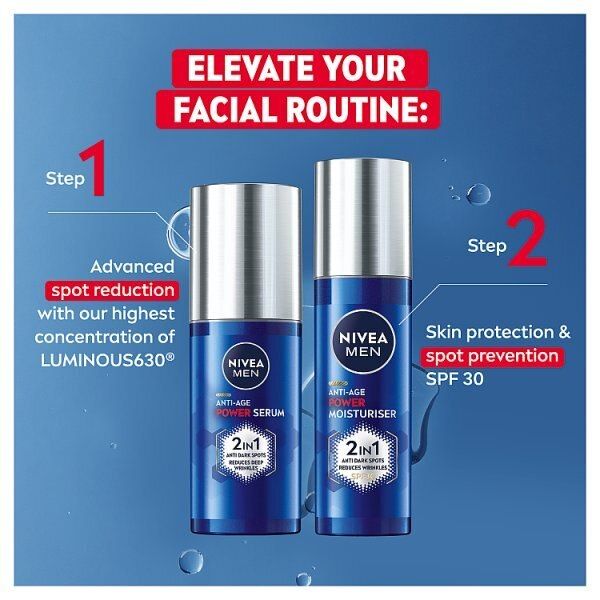 Nivea Men Anti-Age Power Moisturiser Spf30 50Ml