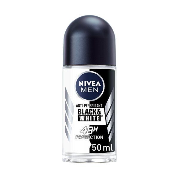 NIVEA MEN Anti-Perspirant Deodorant Roll-On Black &amp;amp; White