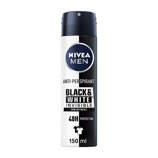 NIVEA MEN  Black &amp;amp; White Anti-Perspirant Deodorant 150ml