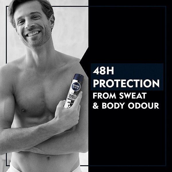 NIVEA MEN  Black &amp;amp; White Anti-Perspirant Deodorant 250ml