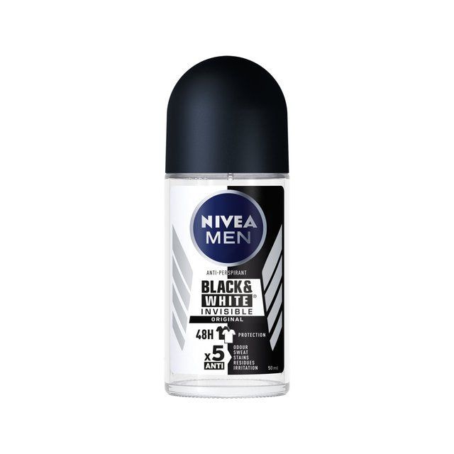 NIVEA MEN Black &amp;amp; White Original Anti-Perspirant Deodorant Roll-On   50ml