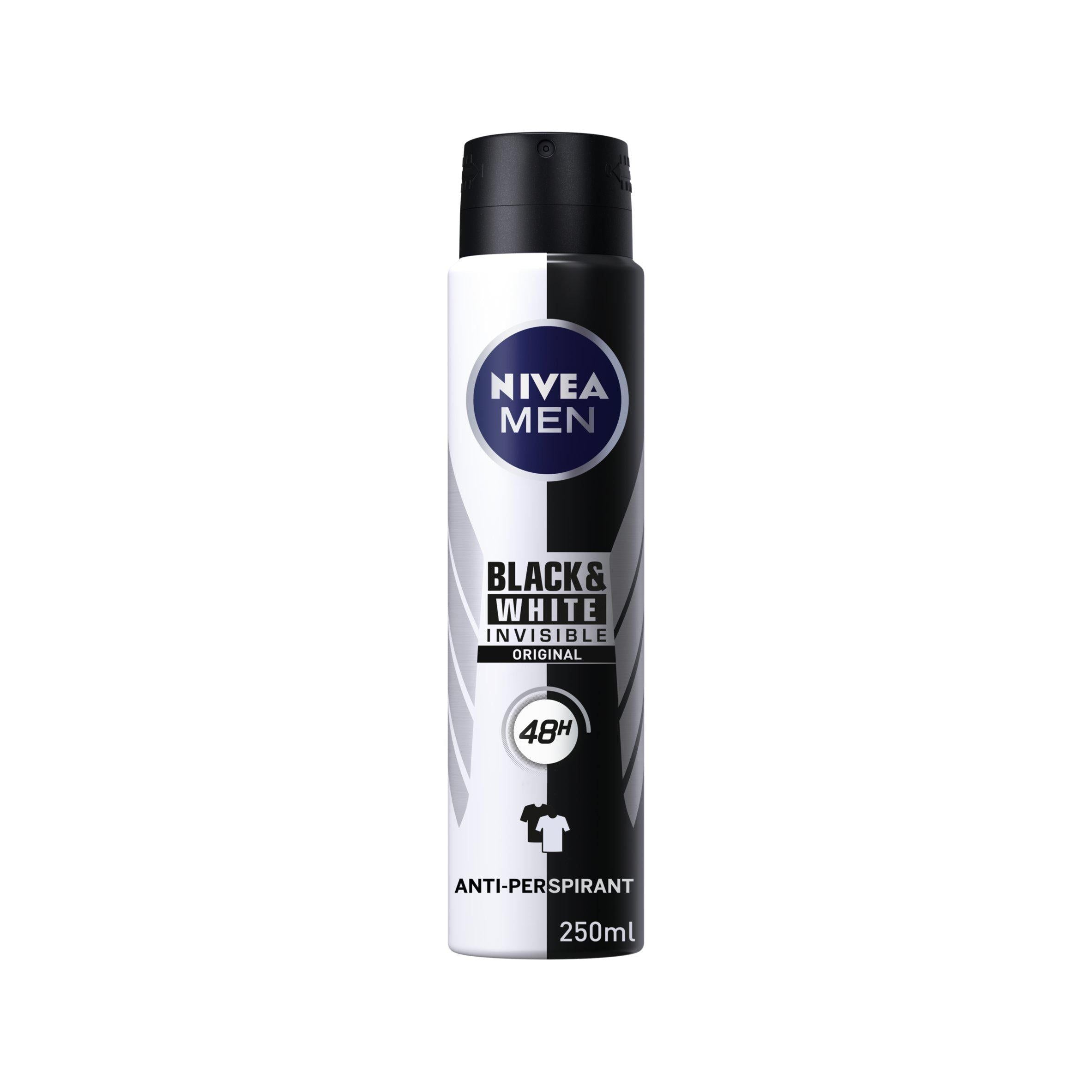 Nivea Men Black &amp;amp; White Original Anti Perspirant Deodorant Spray 250ml