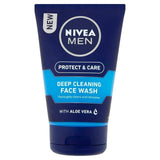 Nivea Men Deep Cleaning Face Wash Protect &amp;amp; Care 150ml