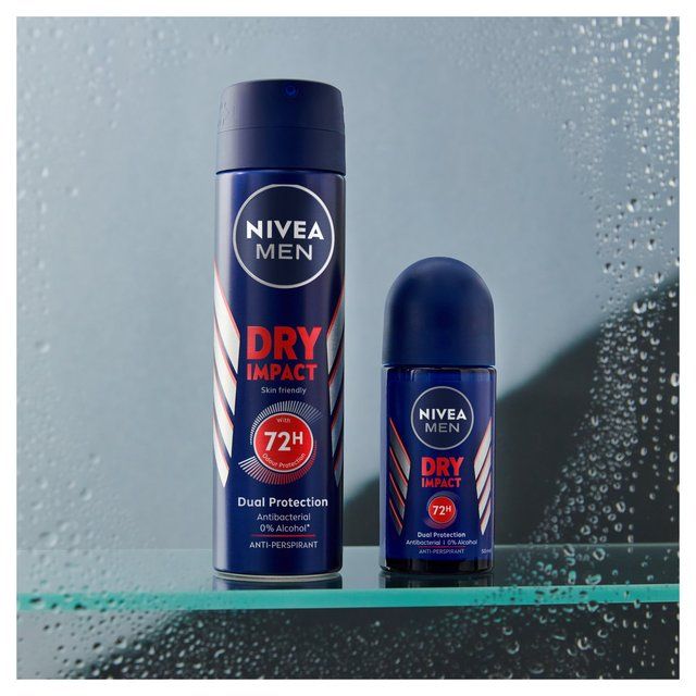 NIVEA MEN Dry Impact Anti-Perspirant Deodorant Roll-On    50ml