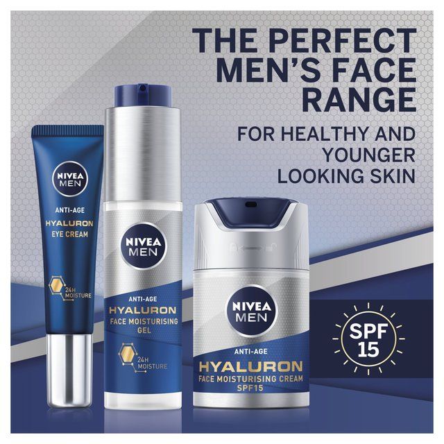 NIVEA MEN Hyaluron Anti-Age Face Moistursing Cream SPF15    50ml