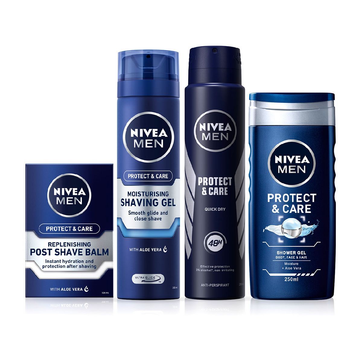 NIVEA MEN Protect &amp;amp; Care Grooming Dry Skin Bundle Set