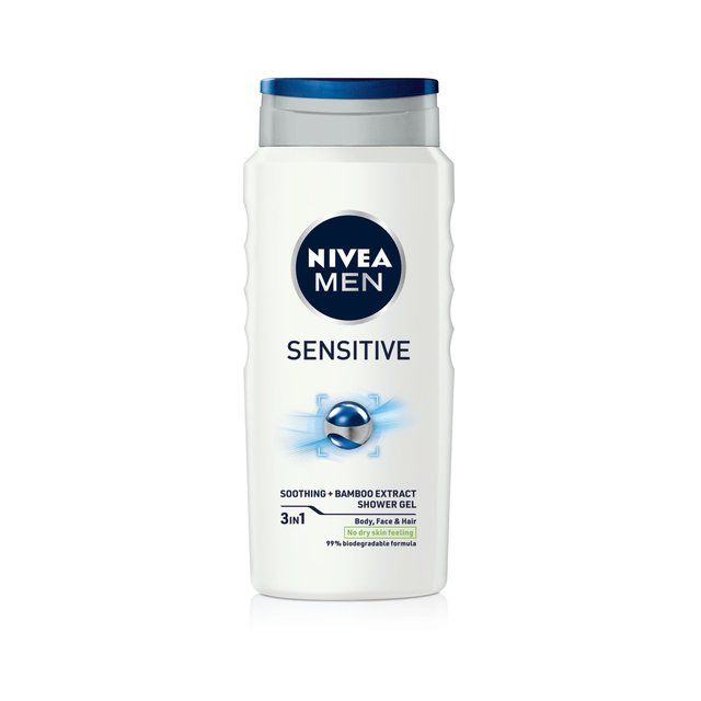 NIVEA MEN Sensitive 3 in 1 Shower Gel   400ml