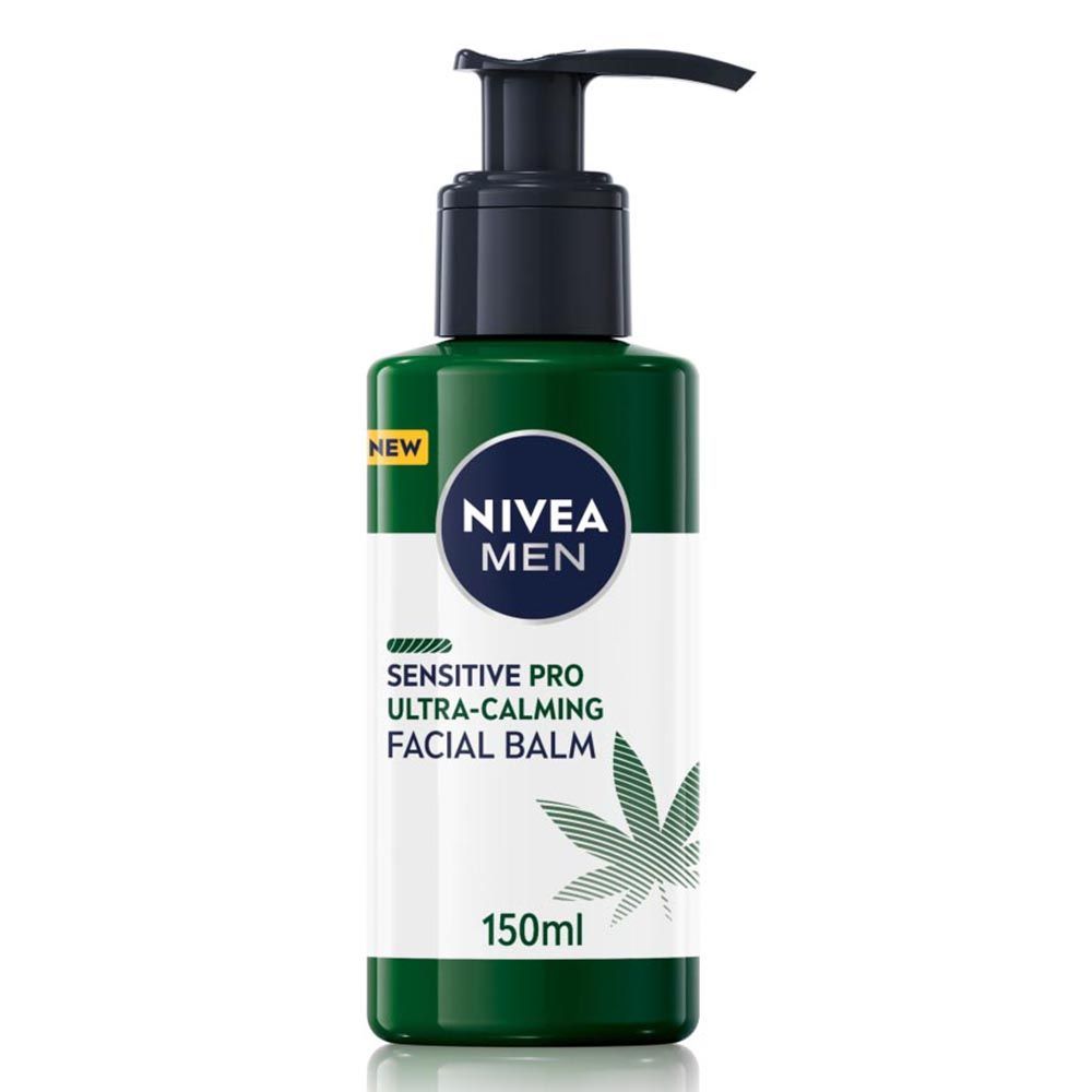 NIVEA Men Sensitive Pro Ultra Calming After Shave Balm with Hemp Oil, 150ml