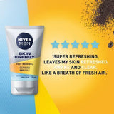 NIVEA MEN Skin Energy Face Wash Cleanser Gel 100ml