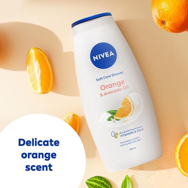 NIVEA Orange &amp;amp; Avocado Oil Shower Cream    750ml
