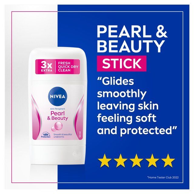 NIVEA Pearl &amp;amp; Beauty Anti-Perspirant Deodorant Stick    50ml