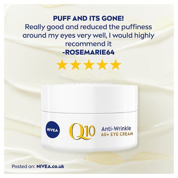 NIVEA Q10 60+ Anti-Wrinkle &amp;amp; Anti-Puffiness Eye Cream 20ml