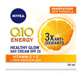 NIVEA Q10 Energy Healthy Glow Face Day Cream with Vitamin C 50ml