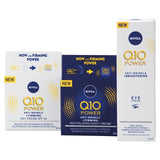 NIVEA Q10 Power Anti Wrinkle 3-Step Face Day Night &amp;amp; Eye Cream Gift Set