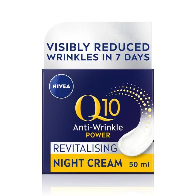 NIVEA Q10 Power Anti-Wrinkle &amp;amp; Firming Nourishing Night Face Cream   50ml