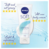 Nivea Refreshingly Soft Moisturising Cream For Face Hands And Body