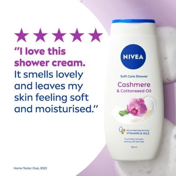 NIVEA Shower Gel Indulgent Moisture Cashmere 250ml
