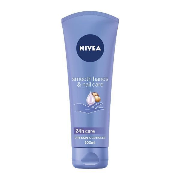 NIVEA Smooth Hands &amp;amp; Nail Care Hand Cream 100ml