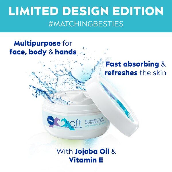 Nivea Soft Matching Besties Moisturiser Cream 200Ml