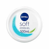 NIVEA Soft Moisturiser Cream for Face, Hands &amp;amp; Body, 500ml