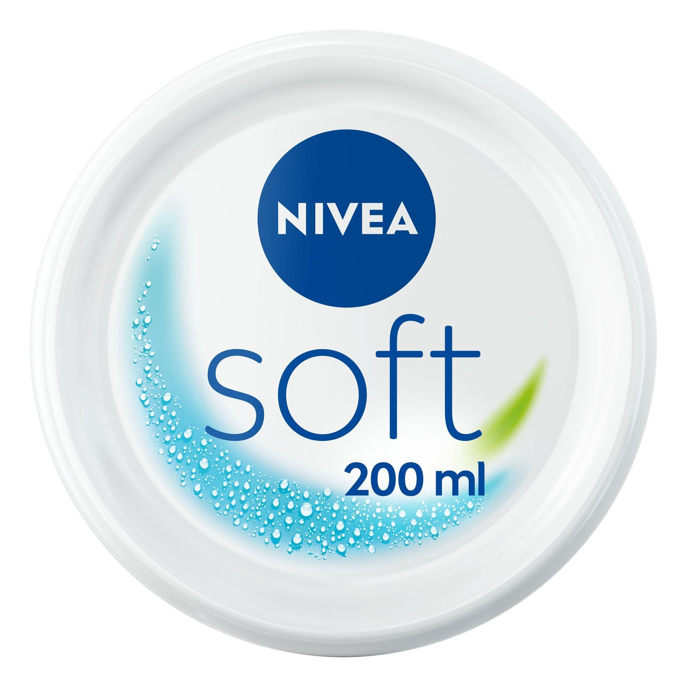 Nivea Soft Moisturiser for Face Hands &amp;amp; Body 200ml