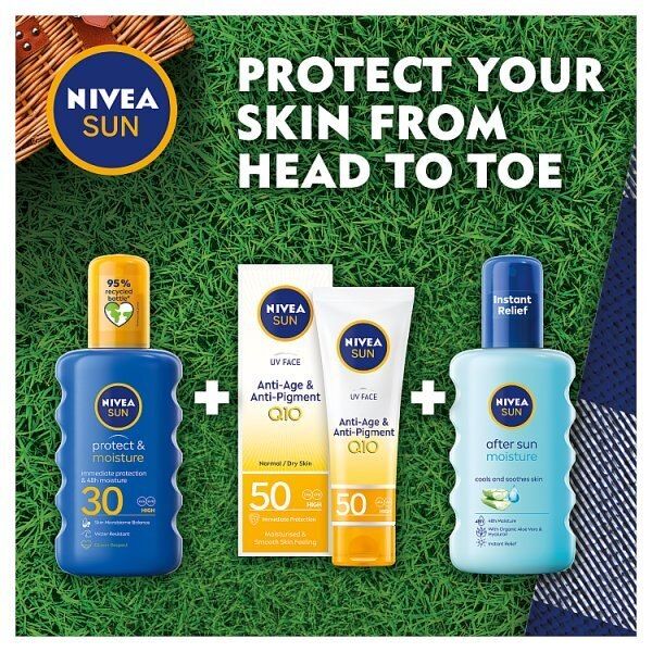Nivea Sun After Sun Moisturising Soothing Spray Lotion 200ml