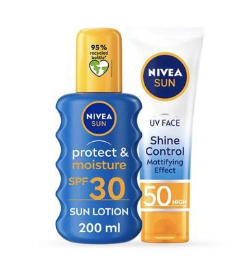 NIVEA SUN Face &amp;amp; Body Care Bundle