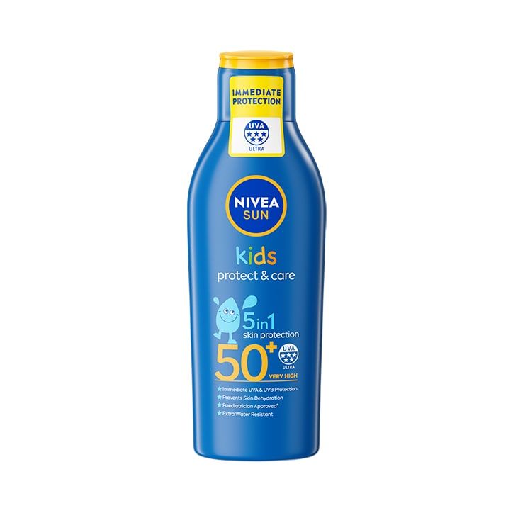 Nivea Sun Kids Protect &amp;amp; Care Sun Cream Lotion SPF 50+ 200ml