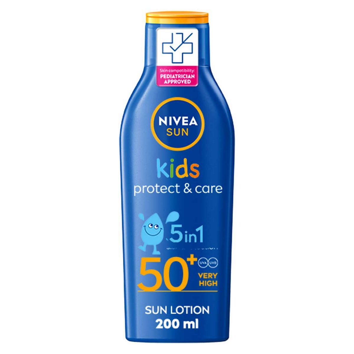 NIVEA SUN Kids Protect &amp;amp; Care Suncream Lotion SPF 50+ 200ml