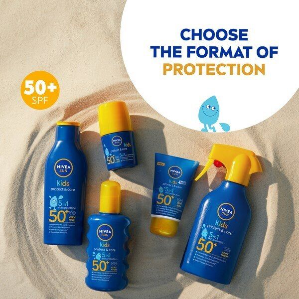 NIVEA SUN Kids Suncream Lotion SPF50+ Protect&amp;amp;Moisture 200ml