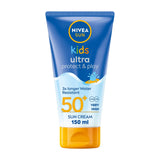 Nivea Sun Kids Ultra Protect &amp;amp; Play Sun Cream Lotion SPF50+ 150ml